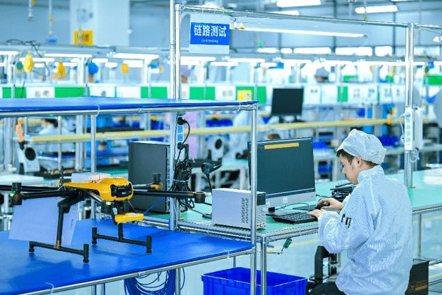 美团物流无人机工厂在深圳投产